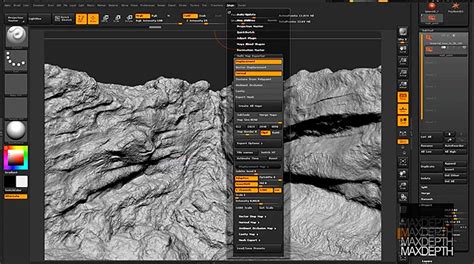 Exporting Material Maps from ZBrush .